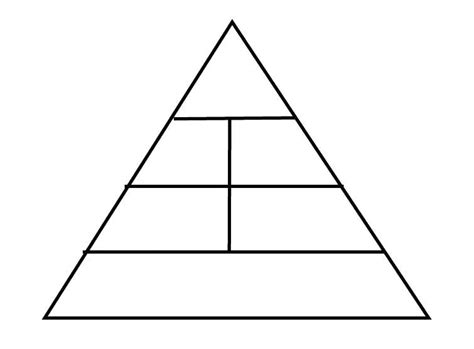 Food Pyramid Blank Template