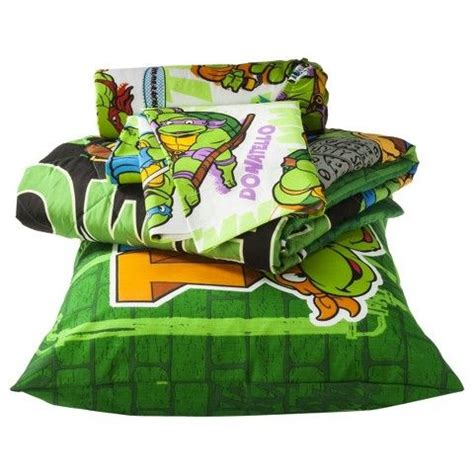 Tmnt the mutant ninja turtles michelangelo comforter by albacarballo. Teenage Mutant Ninja Turtles 4 Piece Bed Set - Green ...