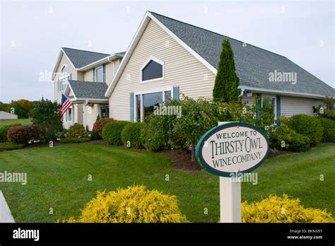 Winery Finger Lakes Region New York Stock Photo - Alamy