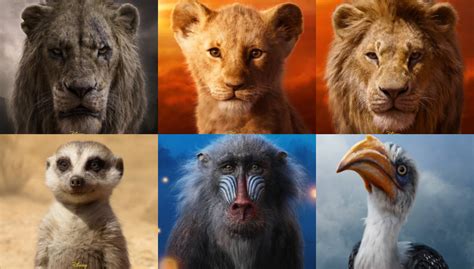 Disney Releases 11 Character Posters From The Lion King Remake
