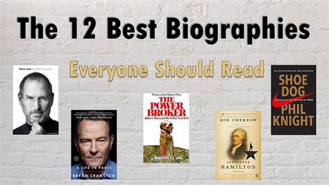 The 12 Best Biographies Everyone Should Read Biography Recommendations Youtube