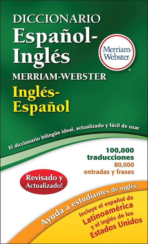 Merriam Webster Diccionario Español Inglés Spanish And
