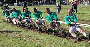 | meaning, pronunciation, translations and examples. Tug of war - Wikipedia
