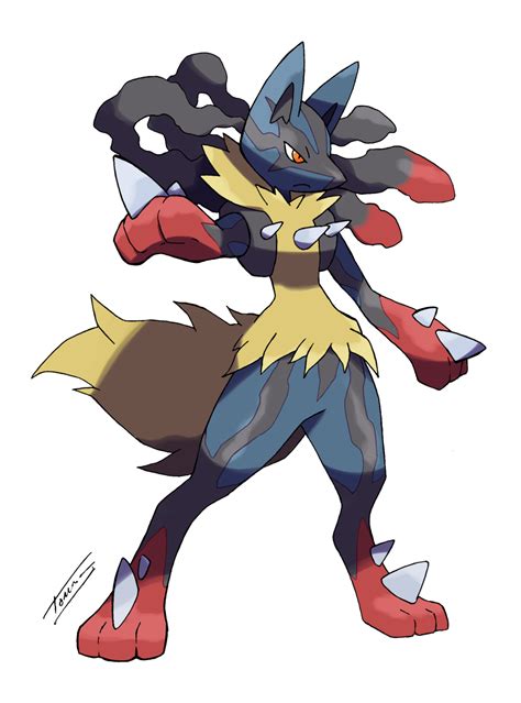 Lucario is a fan favourite for a good reason: Lucario Mega-Form by Tomycase.deviantart.com on @deviantART | Pokemon animado, Dibujos de ...