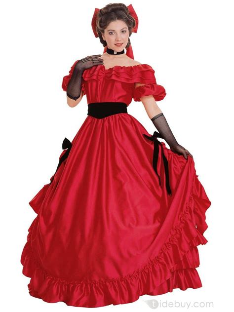 Red Southern Belle Adult Costume