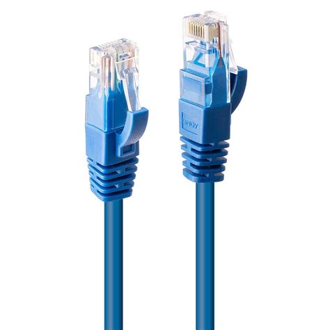 1m Cat6 Uutp Network Cable Blue From Lindy Uk