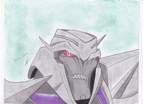 First Drawing Of Megatron Transformers Prime By Ailgara On Deviantart