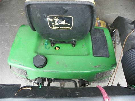 John Deere 445 Tractor 54 Mowing Deck Snow Removal Equipment Auction
