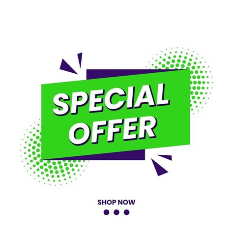 Premium Vector Special Offer Banner Template