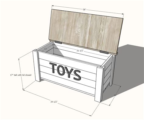 Diy Wood Toy Box Plans
