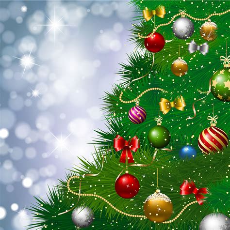 Christmas Tree Background 234230 Vector Art At Vecteezy