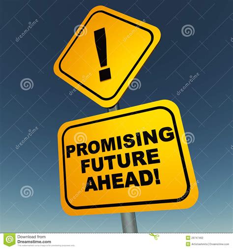Promising future ahead stock illustration. Illustration of promise ...