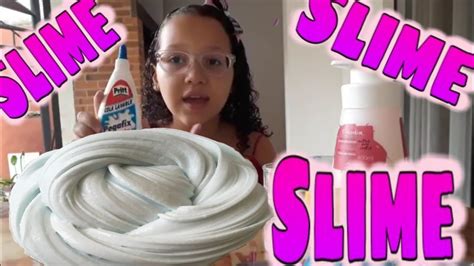 Como Fazer Melhor Slime Com Cola Pritt YouTube