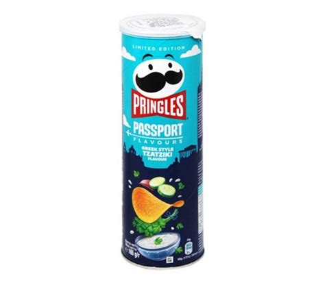 Pringles Passport Flavours 165g Tzatziki Flavour Cheap Basket