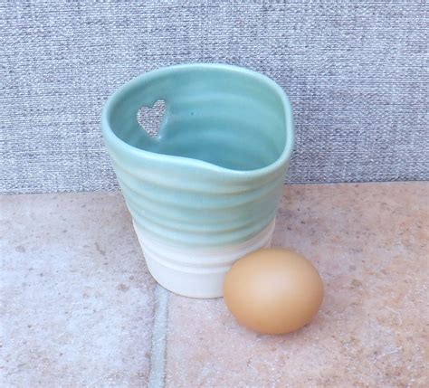 Egg Separator Jug Wheelthrown Stoneware Handmad Folksy