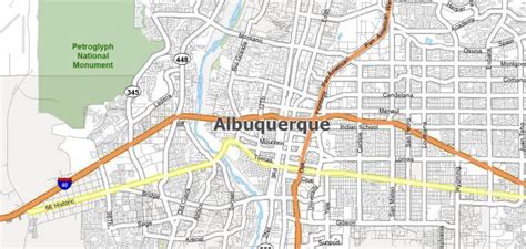 Albuquerque Map Collection New Mexico Gis Geography