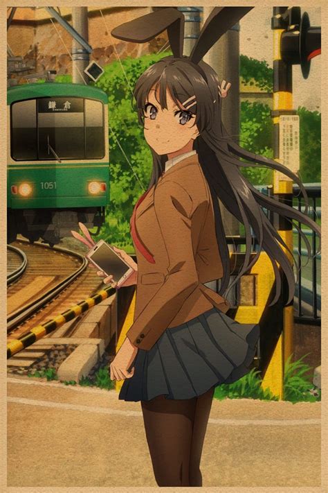 Rascal Does Not Dream Of Bunny Girl Senpai Poster Anime Etsy