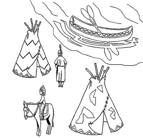 Journée nationale des peuples autochtones) is a day recognizing and celebrating the cultures and contributions of the first nations, inuit and métis indigenous peoples of canada. Native American Village on Native American Day Coloring ...