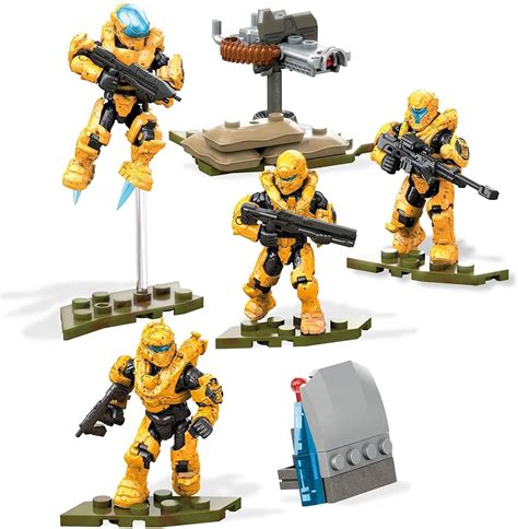 Halo Mega Construx Building Set Spartan Fireteam Halo Spartan Halo