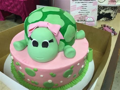 Turtle Baby Shower Cake For Girls Torta Baby Shower Turtle Baby Baby