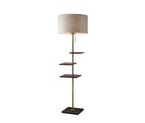 Floor Lamp With Shelves Home Alqu