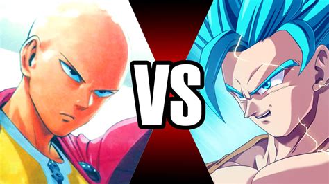 Goku Vs Saitama Part 1 The Fight Dragonball Z Vs One Punch Man Fdbv