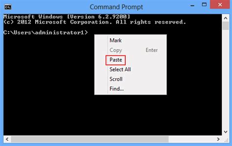 To save time, you may consider creating the first blank space in the exact spot where you need it. How to Copy and Paste in Command Prompt