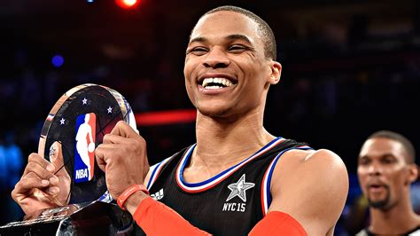 2015 Nba All Star Game Russell Westbrook Scores 41 Points Selected