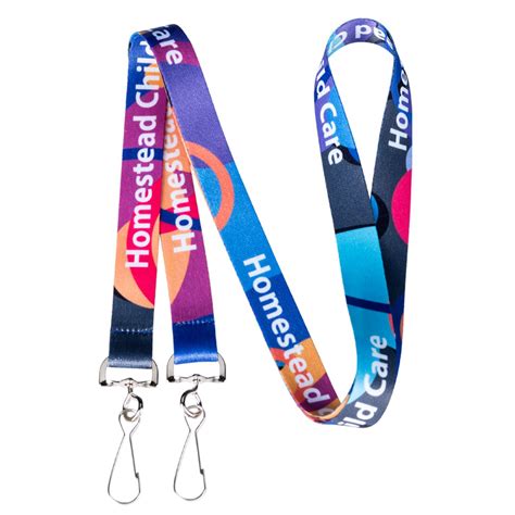 Colorful Open Ended Lanyards Double Hook Lanyards