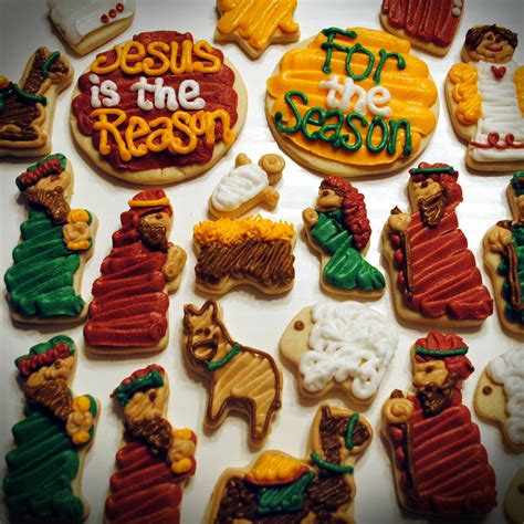 Many christmas cookies are still heavily spiced. Candace's Cookie Creations: Nativity Cookies