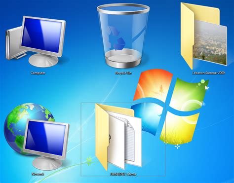 Indeed, there is an zoom function. Windows 7: Changing Desktop Icons Size - TechNet Articles ...