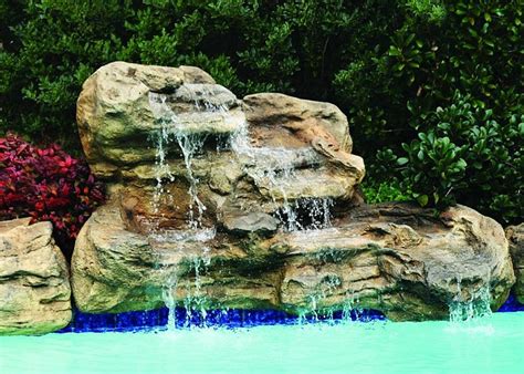 Serenity Pool Waterfalls Kits Fake Pool Rocks And Fountains