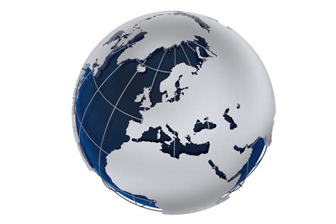 Full Globe Europe 25277363 Png