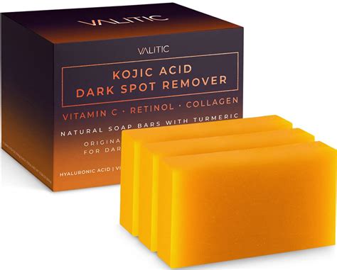 Amazon Com VALITIC Kojic Acid Dark Spot Remover Soap Bars With