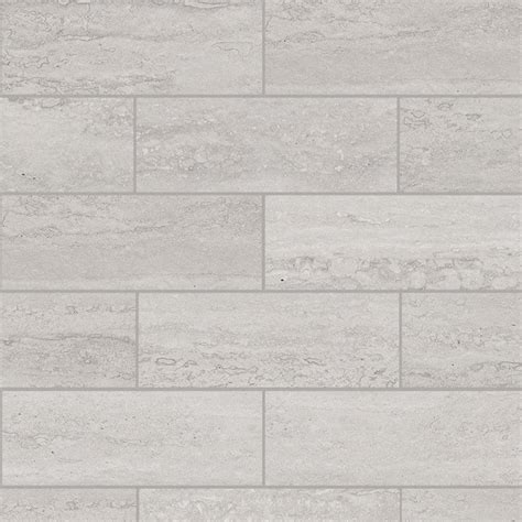 Florida Tile Home Collection Silver Sand Gray 375 In X 12 In Matte