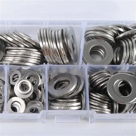 270pcs Box Packed Stainless Steel Washer For Mechanical Engineering