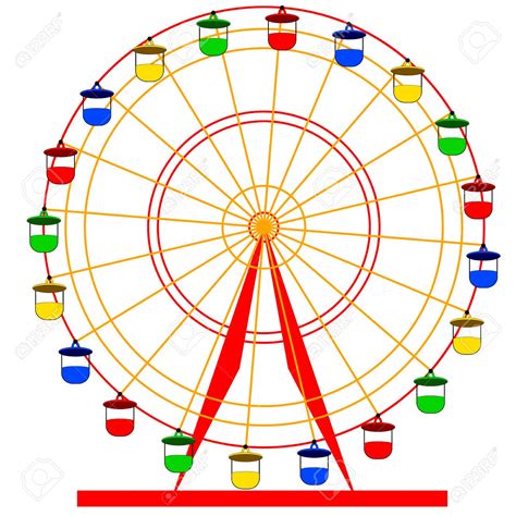 Ferris Wheel Vector Art At Getdrawings Free Download