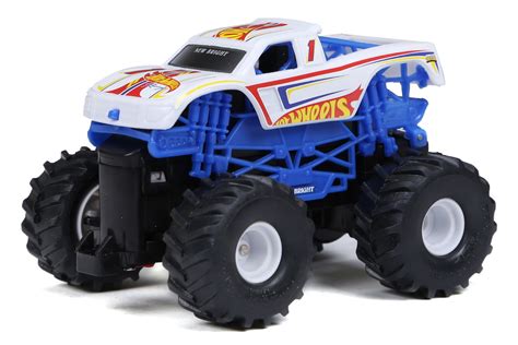 rc monster truck hot wheels racing  white  bright industrial