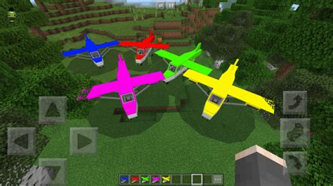 Скачать мод с самолетами и вертолетами для Minecraft Pe Bedrock