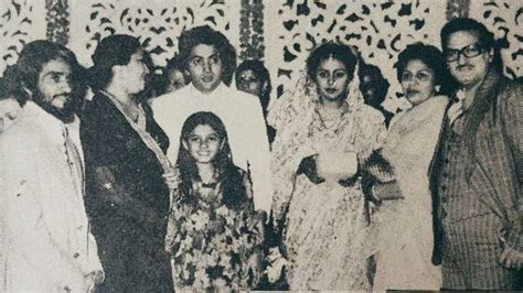 Unseen Photo Rishi Kapoor Neetu Kapoor Wedding Courtesy Raveena Tandon