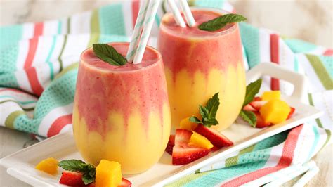 Mango Strawberry Smoothie Recipe The Table By Harry And David