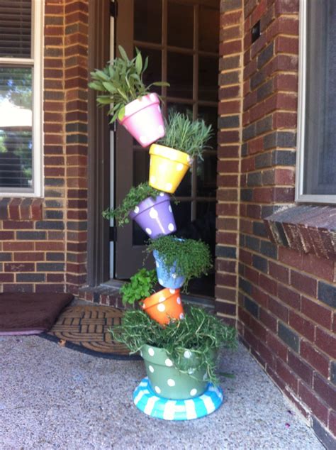 My Diy Instructions For A Tipsy Plant Tower Intro I Saw The Idea For
