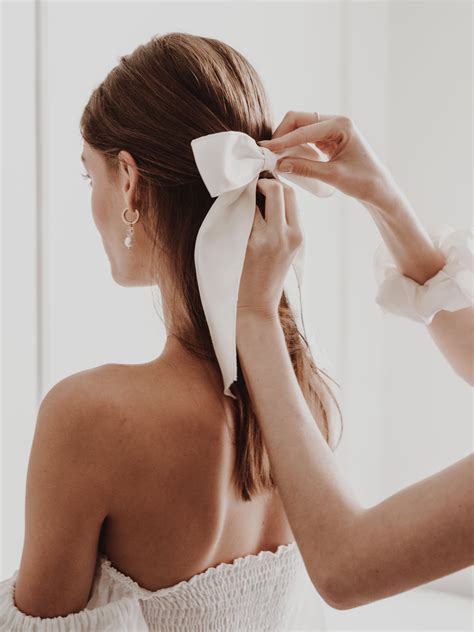 Classic Bridal Silk Bow Gigi And Olive