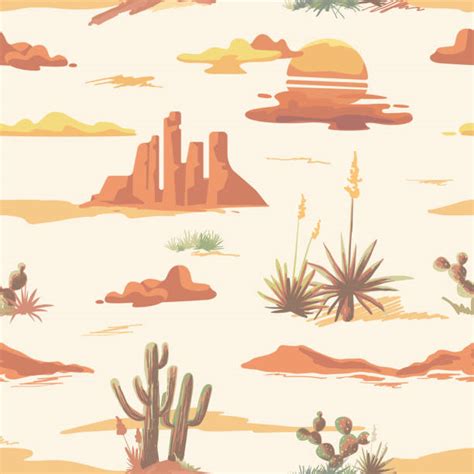 190 Drawing Of A Arizona Desert Sunset Illustrations Royalty Free
