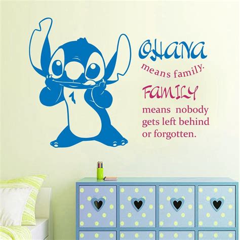 Disney Stitch Ohana Quote Wallpapers On Wallpaperdog