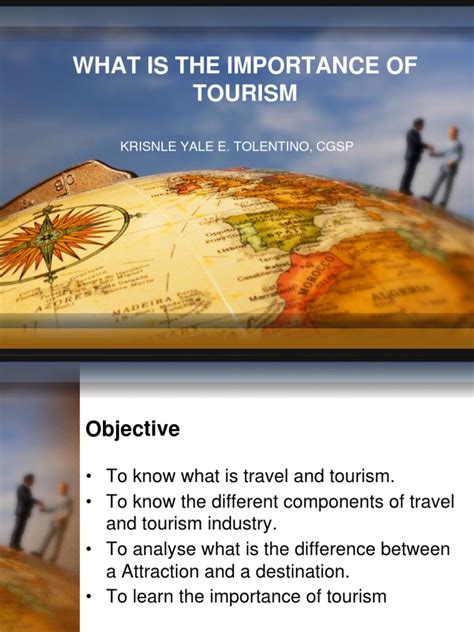 The Importance Of Tourism Pdf Tourism Economics