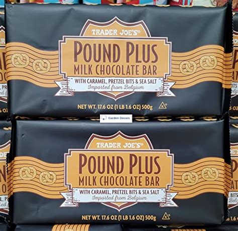 Buy Trader Joes2 Trader Joes Pound Plus Milk Chocolate Bar With Caramel Pretzel Bits And Sea