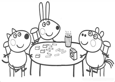 dibujo peppa pig colorear | Peppa pig para colorir, Páginas para