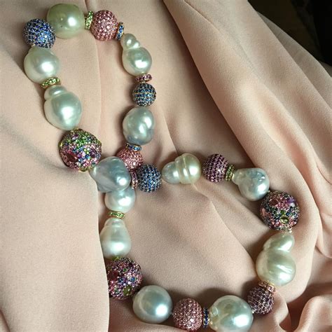 Baroque Australian South Sea Pearl Necklace Margot Mckinney The
