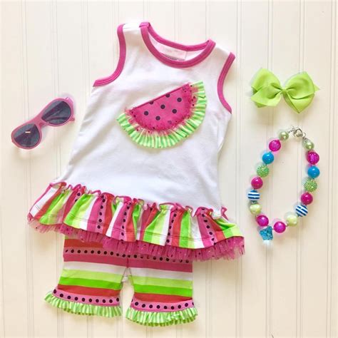 This Watermelon Set Is So Adorable For Baby Girl This Summer Girls
